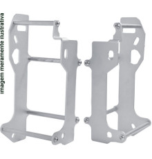 Ковпачки радіаторні crosspro алюмінієві модель light ice polish tm en/mx 250, en/mx 300 '19 колір срібло