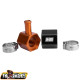 Fm-parts алюмінієвий роз'єм паливного бака ktm / husqvarna / gas gas tpi '18-'23 колір чорний