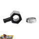 Fm-parts алюмінієвий роз'єм паливного бака ktm / husqvarna / gas gas tpi '18-'23 колір чорний