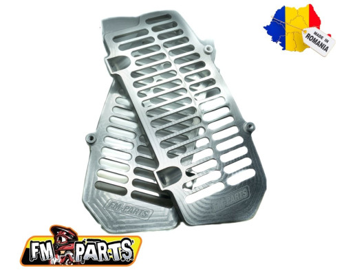 Fm-parts кришки (решітки) радіатора алюмінієві ktm/husqvarna '20-23' колір срібло