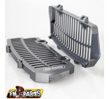 Fm-parts кришки радіатора (решітки) алюмінієві ktm/husqvarna '20-23' колір сріблястий (метал)