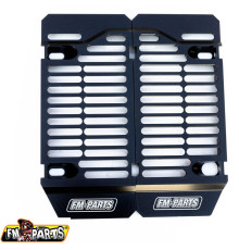 Fm-parts кришки радіатора (решітки) алюмінієві sherco '14-'24 колір чорний