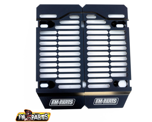Fm-parts кришки радіатора (решітки) алюмінієві sherco '14-'24 колір чорний