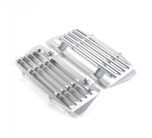 X-grip кришки радіатора (комплект) air force gasgas '21-'23, husqvarna '17-'23, ktm '17-'23 silver (див. опис товару)