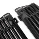 X-grip кришки радіатора (комплект) air force gasgas '21-'24, husqvarna '17-'24, ktm '17-'24 чорні (див. опис товару)