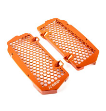 X-grip кришки радіатора (комплект) ktm sxf/xcf/xc '23-, excf/xc-w/xcf-w '24-, husqvarna tc/fc/fx/tx '23-, gasgas ecf/mcf/exf '24-, колір помаранчевий (див. опис товару)