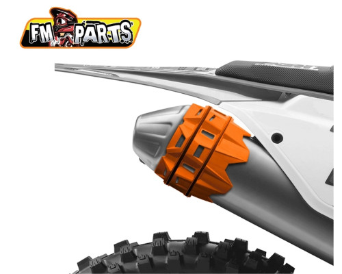 Fm-parts універсальна кришка глушника помаранчева