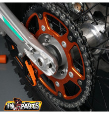 Кришки підшипників передніх коліс fm-parts (комплект) ktm / husqvarna '15-'23 чорні