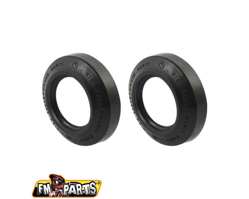 Кришки підшипників задніх коліс fm-parts (комплект) ktm / husqvarna '03-'23 чорні