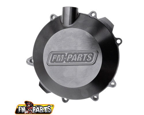 FM-PARTS КРИШКА ЗЧЕПЛЕННЯ (КРИШКА) ЧПУ ПОСИЛЕНА 6082 АЛЮМІНІЙ (БІЛЬШИЙ МАСЛООБ'ЄМ) KTM/HUSQVARNA/GAS GAS 250/300 '17-'23 ЧОРНИЙ