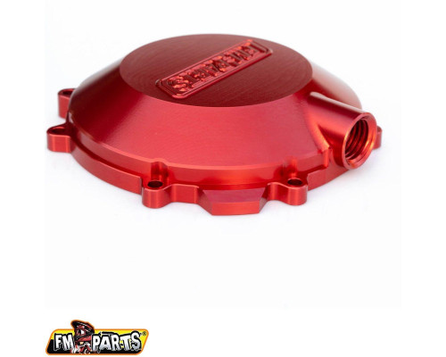 FM-PARTS КРИШКА ЗЧЕПЛЕННЯ (КРИШКА) ЧПУ ПОСИЛЕНА 6082 АЛЮМІНІЙ (БІЛЬШИЙ МАСЛООБ'ЄМ) KTM/HUSQVARNA/ГАЗ ГАЗ 250/300 '17-'23 ЧЕРВОНИЙ