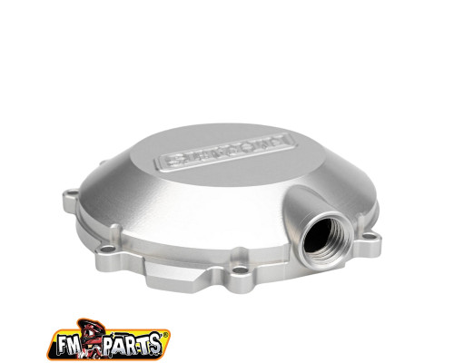 FM-PARTS КРИШКА ЗЧЕПЛЕННЯ (КРИШКА) ЧПУ ПОСИЛЕНА 6082 АЛЮМІНІЙ (БІЛЬШИЙ МАСЛООБ'ЄМ) KTM/HUSQVARNA/ГАЗ ГАЗ 250/300 '17-'23 КОЛІР СРІБЛИВИЙ