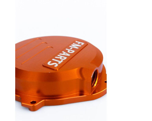 FM-PARTS КРИШКА ЗЧЕПЛЕННЯ (КРИШКА) CNC ПОСИЛЕНА 6082 АЛЮМІНІЙ KTM / HUSQVARNA / GAS GAS 250/300 '24 TBI КОЛІР ОРАНЖЕВИЙ