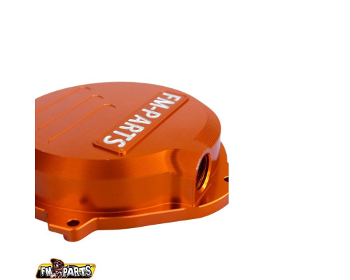 FM-PARTS КРИШКА ЗЧЕПЛЕННЯ (КРИШКА) CNC ПОСИЛЕНА 6082 АЛЮМІНІЙ KTM / HUSQVARNA / GAS GAS 250/300 '24 TBI КОЛІР ОРАНЖЕВИЙ