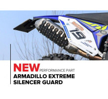 Polisport універсальний захист глушника armadillo extreme захист глушника колір чорний