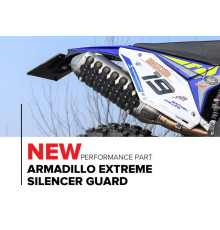 Polisport universal armadillo екстремальний захисний кожух глушника сірий (нардо сірий)