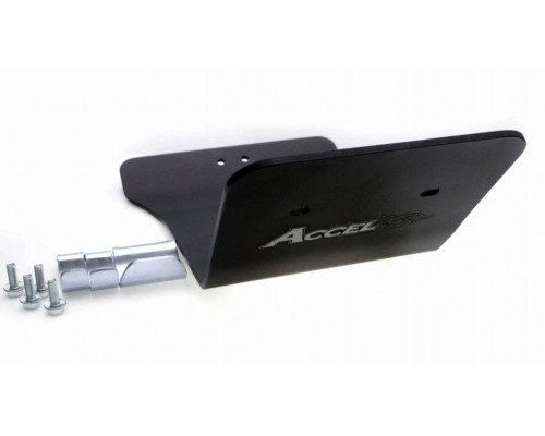 Алюмінієва кришка двигуна accel ktm 125/250/350/450 sxf, excf '11-'14, husqvarna '14-'15 чорна