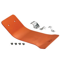Алюмінієва кришка двигуна accel ktm 125/250/350/450 sxf, excf '11-'14, husqvarna '14-'15 колір помаранчевий