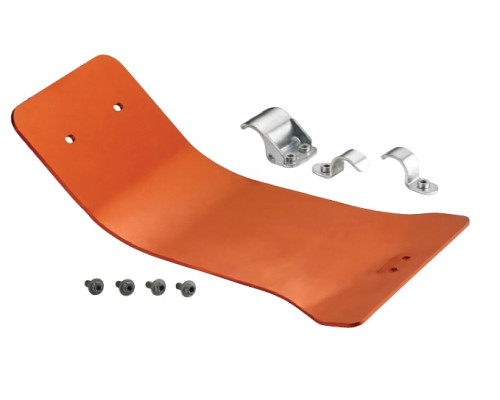 Алюмінієва кришка двигуна accel ktm 125/250/350/450 sxf, excf '11-'14, husqvarna '14-'15 колір помаранчевий