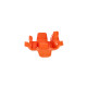 Кришка двигуна acerbis ktm sx / xc 250 / 300 '23-'25, husqvarna tc 250 '23-'25, te 250 / 300 '24-'25, tx 300 '23-'25, gas gas ec / ex 250 / 300 '24-'25 колір оранжевий