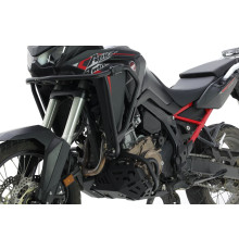 Алюмінієвий нижній обвіс crosspro + верхній захист двигуна та радіатора HONDA crf 1100l africa twin '20-'22, колір матовий чорний
