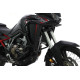 Алюмінієвий нижній обвіс crosspro + верхній захист двигуна та радіатора HONDA crf 1100l africa twin '20-'22, колір матовий чорний