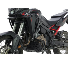 Алюмінієвий нижній обвіс crosspro + верхній захист двигуна та радіатора HONDA crf 1100l africa twin '20-'22, колір матовий чорний