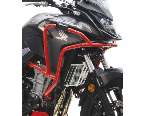 Алюмінієві захисні решітки двигуна та радіатора crosspro HONDA cb 500x '19-'23 матовий чорний колір