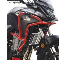 Алюмінієві захисні решітки двигуна та радіатора crosspro HONDA cb 500x '19-'23 матовий чорний колір