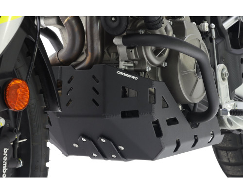 Алюмінієва кришка двигуна crosspro aprilia tuareg 660 '22 - колір матовий чорний