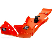 Захисний кожух двигуна та тяги crosspro (pro-link) в dtc hard enduro підходить для: ktm sx-f / xc-f 250/300 '23-, husqvarna fc 250 / 350 '23-, колір помаранчевий