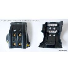 Cycra  повна броня накладки на двигун ktm sxf/sx-f/xcf/xc-f/xc-f/exc/exc-f 250-350 '16-'18 колір чорний