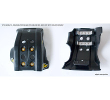 Cycra  повна броня накладки на двигун ktm sxf/sx-f/xcf/xc-f/xc-f/exc/exc-f 250-350 '16-'18 колір чорний