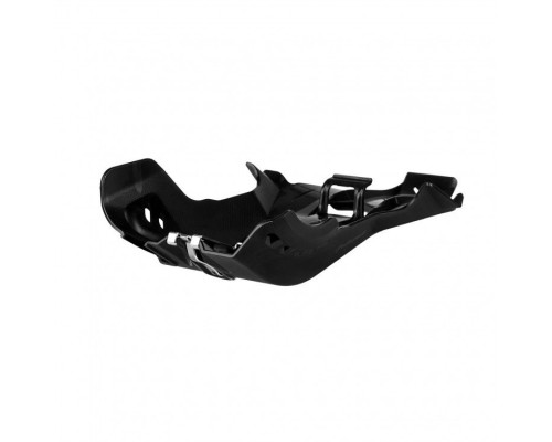 Кришка двигуна polisport фортеця опорна пластина sherco se-r 250/350 '14-'25 колір чорний