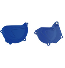 Комплект кришок генератора та зчеплення polisport YAMAHA yz 250 '05-'25 (8464500003+8463700003) колір синій