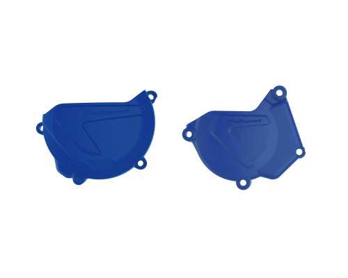 Комплект кришок генератора та зчеплення polisport YAMAHA yz 250 '05-'25 (8464500003+8463700003) колір синій