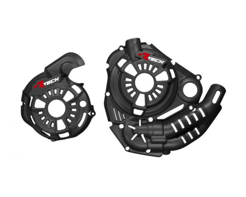 Racetech (rtech) 2024/07 комплект бічних кришок двигуна з технополімеру t7 revolution YAMAHA 700 '19-'24 колір чорний