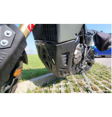 Racetech (rtech) 2024/07 технополімерна кришка двигуна (верхня) t7 revolution YAMAHA  700 '19-'24 колір чорний