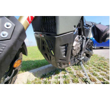 Racetech (rtech) 2024/07 технополімерна кришка двигуна (верхня) t7 revolution YAMAHA  700 '19-'24 колір чорний