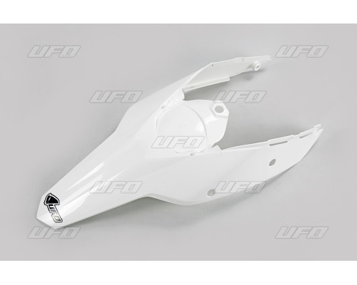 Заднє крило UFO ktm exc '08-'11 з задніми боковинами білого кольору
