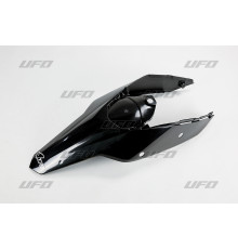 Заднє крило UFO ktm exc '08-'11 з задніми боковинами чорного кольору