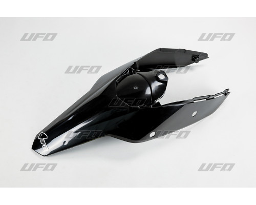Заднє крило UFO ktm exc '08-'11 з задніми боковинами чорного кольору