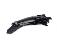 Заднє крило UFO ktm exc 125 '20-'21, exc/excf(exc-f) 150/250/300/350/450/500 '20-2023 колір чорний (enduro зі світлодіодним підсвічуванням)