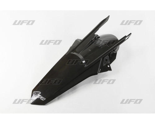 Заднє крило UFO ktm exc/excf '17-'19, колір чорний