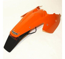 Заднє крило UFO ktm sx '03-'06, exc '03-'07 крило з боковинами та світлим помаранчевим кольором