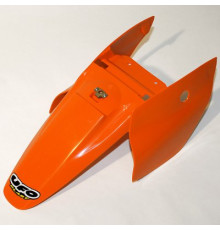 Заднє крило UFO ktm sx 65 '02-'08 з задніми боковинами оранжевого кольору