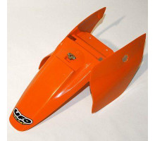 Заднє крило UFO ktm sx 65 '02-'08 з задніми боковинами оранжевого кольору
