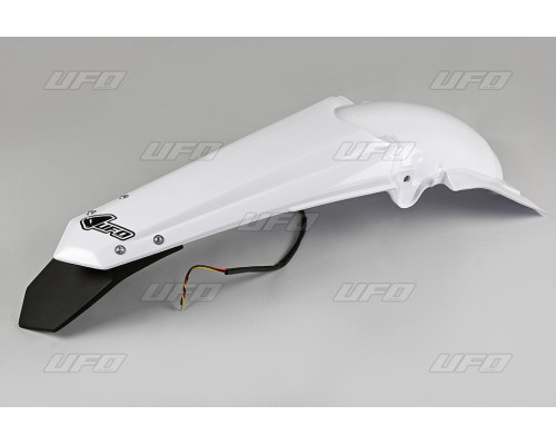 Заднє крило UFO YAMAHA yzf 250 '10-'13 колір білий (enduro зі світлодіодним підсвічуванням)