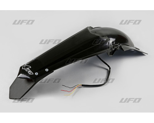 Заднє крило UFO YAMAHA yzf 250 '10-'13 колір чорний (enduro зі світлодіодним підсвічуванням)
