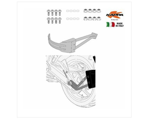 Кріплення крила kappa krm02 YAMAHA mt-07 tracer (16-19) - замінює rm2130kit